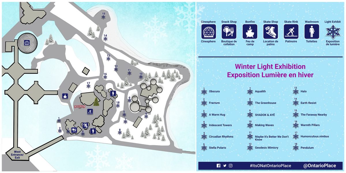 Ontario Place Site Map 2018